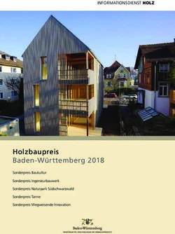 Holzbaupreis Baden-Württemberg 2018 - INFORMATIONSDIENST HOLZ - ForstBW
