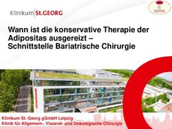 Wann ist die konservative Therapie der Adipositas ausgereizt - Schnittstelle Bariatrische Chirurgie - Klinikum St. Georg gGmbH Leipzig Klinik für ...