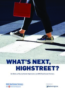 WHAT'S NEXT, HIGHSTREET? - Ein Blick auf Deutschlands Highstreets von BMO Real Estate Partners