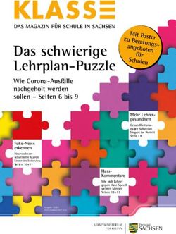 Das schwierige Lehrplan-Puzzle - Wie Corona-Ausfälle nachgeholt werden sollen - Seiten 6 bis 9 - sachsen.de
