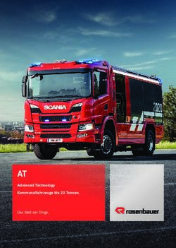 AT Advanced Technology Kommunalfahrzeuge bis 20 Tonnen - Das Ma&szlig; der Dinge - Rosenbauer