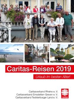 Caritas-Reisen 2019 Urlaub im besten Alter! - Caritasverband Rheine e. V. Caritasverband Emsdetten-Greven e. V. Caritasverband Tecklenburger Land ...