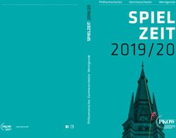 SPIEL ZEIT 2019/20 - Philharmonisches - beim ...