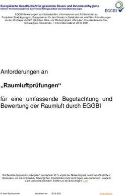 Anforderungen an "Raumluftpr&uuml;fungen" f&uuml;r eine umfassende Begutachtung und Bewertung der Raumluft durch EGGBI
