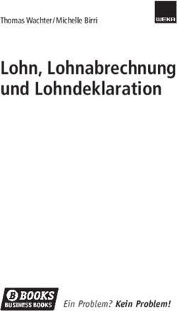 Lohn, Lohnabrechnung und Lohndeklaration - Ein Problem? Kein Problem! - Thomas Wachter/ Michelle Birri