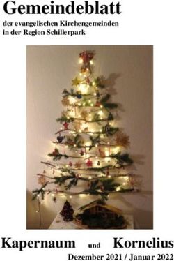 Gemeindeblatt - Kapernaum und Kornelius - Ev. Kapernaum-Gemeinde