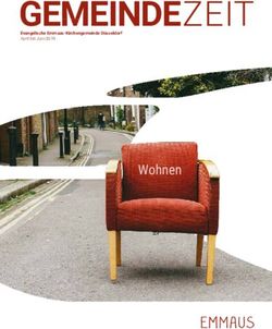 GEMEINDEZEIT Evangelische Emmaus-Kirchengemeinde Düsseldorf April bis Juni 2019 - Evangelische Emmaus-Kirchengemeinde Düsseldorf