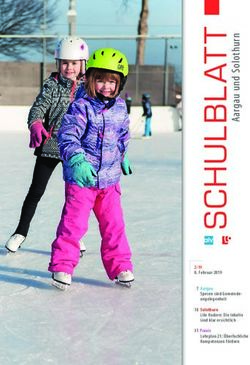 2/19 8. Februar 2019 7 Aargau Spesen sind Gemeinde-angelegenheit 18 Solothurn - Aargauischer Lehrerinnen