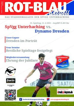 SPVGG UNTERHACHING VS. DYNAMO DRESDEN