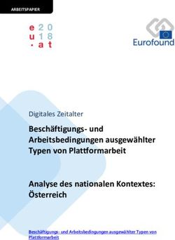 Besch&auml;ftigungs- und Arbeitsbedingungen ausgew&auml;hlter Typen von Plattformarbeit Analyse des nationalen Kontextes: &Ouml;sterreich - Digitales Zeitalter
