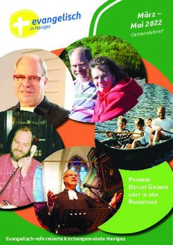August 2021 - Pfarrer Detlef Gruber Geht in Den ruhestanD Evangelisch-reformierte Kirchengemeinde Neviges Evangelisch-reformierte Kirchengemeinde ...