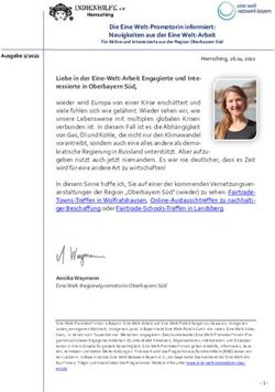 Die Eine Welt-Promotorin informiert: Neuigkeiten aus der Eine Welt-Arbeit