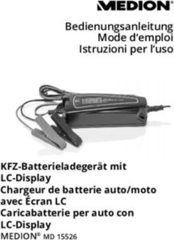 Bedienungsanleitung Mode d'emploi Istruzioni per l'uso