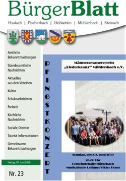 B&Uuml;RGERBLATT - STADT HASLACH