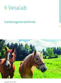 Leistungsverzeichnis - g&uuml;ltig ab Januar 2021 - Vetalab
