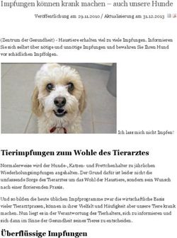 Impfungen k&ouml;nnen krank machen - auch unsere Hunde