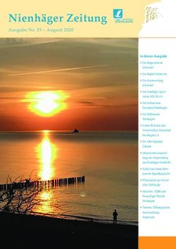 Nienh&auml;ger Zeitung Ausgabe Nr. 35 - August 2020