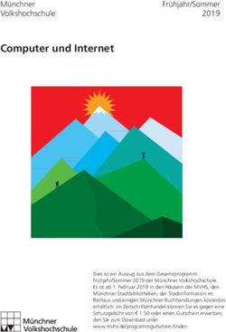 Computer und Internet - M&uuml;nchner Volkshochschule