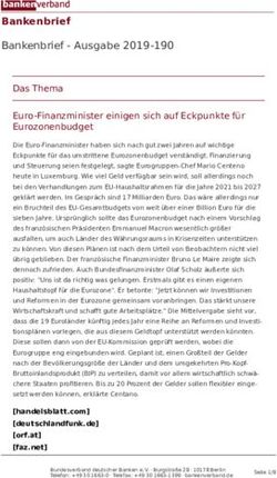 Bankenbrief Bankenbrief - Ausgabe 2019-190 - Das Thema Euro-Finanzminister einigen sich auf Eckpunkte f&uuml;r Eurozonenbudget - Bundesverband ...