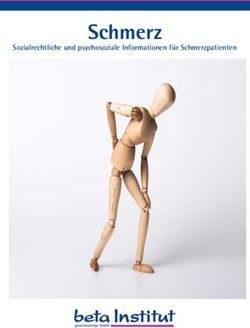Schmerz Sozialrechtliche und psychosoziale Informationen für Schmerzpatienten - betanet