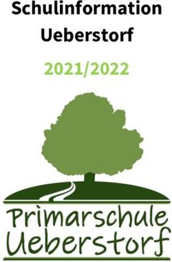 Schulinformation Ueberstorf 2021/2022