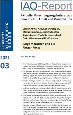 AKTUELLE FORSCHUNGSERGEBNISSE AUS DEM INSTITUT ARBEIT UND QUALIFIKATION - DUEPUBLICO 2