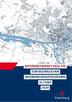 WOHNUNGSMARKTANALYSE ZUM BEZIRKLICHEN WOHNUNGSBAUPROGRAMM ALTONA 2020 - Hamburg.de
