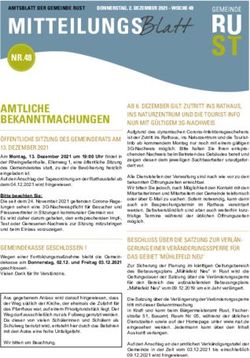MITTEILUNGS - Gemeinde Rust