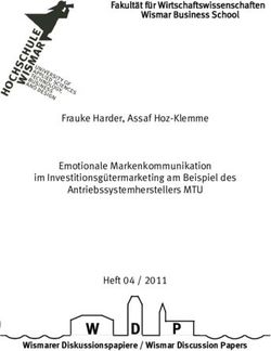 Frauke Harder, Assaf Hoz-Klemme Emotionale Markenkommunikation im Investitionsgütermarketing am Beispiel des Antriebssystemherstellers MTU Heft 04 ...