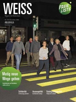 WEISS - Mutig neue Wege gehen Solidarit&auml;t - Freie Liste