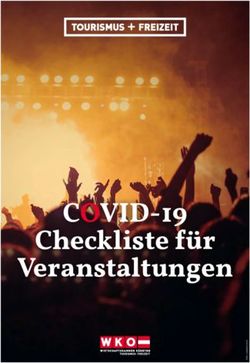 COVID-19 Checkliste f&uuml;r Veranstaltungen - WKO