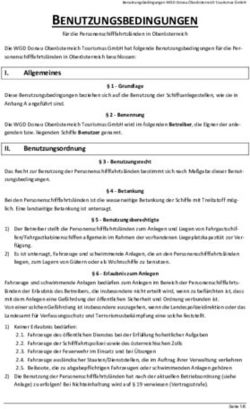 BENUTZUNGSBEDINGUNGEN - Donau Ober&ouml;sterreich