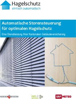 Automatische Storensteuerung für optimalen Hagelschutz - Eine Dienstleistung Ihrer Kantonalen Gebäudeversicherung