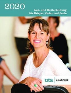 2020 Aus- und Weiterbildung f&uuml;r K&ouml;rper, Geist und Seele - www.uta-akademie.de - UTA Akademie