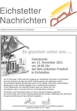 Feierstunde am 13. November 2021 um 18.00 Uhr auf dem j&uuml;dischen Friedhof in Eichstetten
