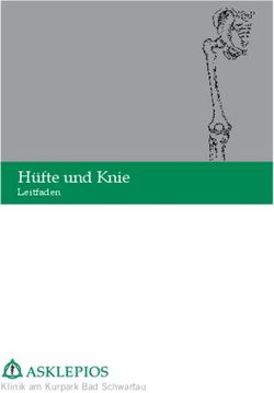 Hüfte und Knie Leitfaden - Klinik am Kurpark Bad Schwartau