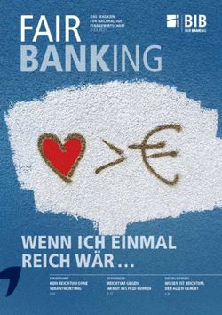 FAIR DAS MAGAZIN - Bank im Bistum Essen