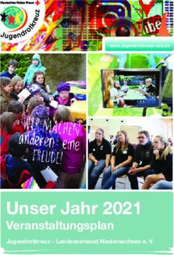 Unser Jahr 2021 Veranstaltungsplan - Jugendrotkreuz (JRK) Niedersachsen