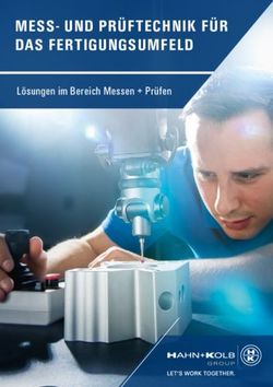 MESS- UND PR&Uuml;FTECHNIK F&Uuml;R DAS FERTIGUNGSUMFELD - L&ouml;sungen im Bereich Messen + Pr&uuml;fen