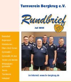 Rundbrief - im Internet: www.tv-bergkrug.de - Juli 2020