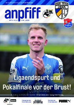Ligaendspurt und Pokalfinale vor der Brust! - FC Carl Zeiss Jena