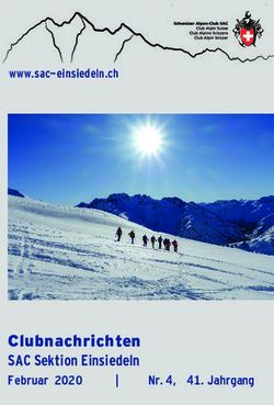 Clubnachrichten SAC Sektion Einsiedeln Februar 2020 - www.sac-einsiedeln.ch