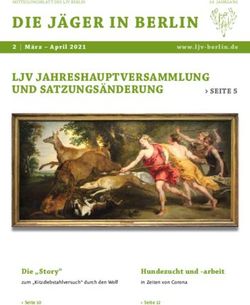 DIE J&Auml;GER IN BERLIN - LJV Berlin