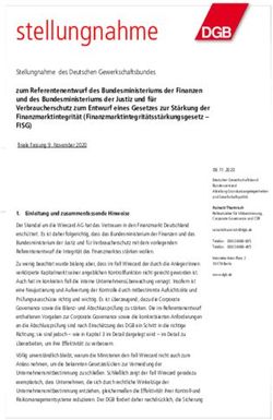 Stellungnahme Stellungnahme des Deutschen Gewerkschaftsbundes - Bundesfinanzministerium