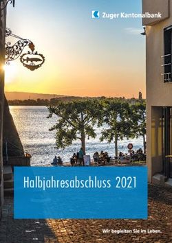 Halbjahresabschluss 2021 - Zuger Kantonalbank
