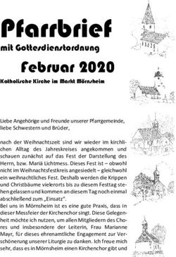 Pfarrbrief mit Gottesdienstordnung - Markt M&ouml;rnsheim