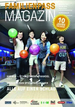 MAGAZIN November 2014- 10JAHRE - Seite 7 ALLE AUF EINEN SCHLAG - Familienpass