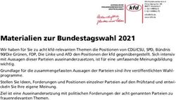 Materialien zur Bundestagswahl 2021