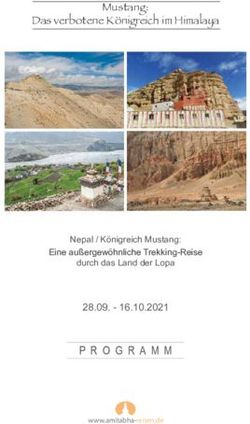Mustang: Das verbotene Königreich im Himalaya 28.09 - 16.10.2021 Nepal / Königreich Mustang