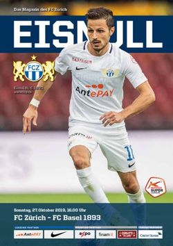 FC Z&uuml;rich - FC Basel 1893 - Sonntag, 27. Oktober 2019, 16.00 Uhr - Das Magazin des FC Z&uuml;rich